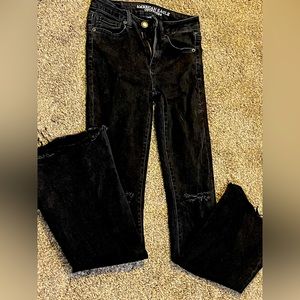 American Eagle distressed flare jeans
